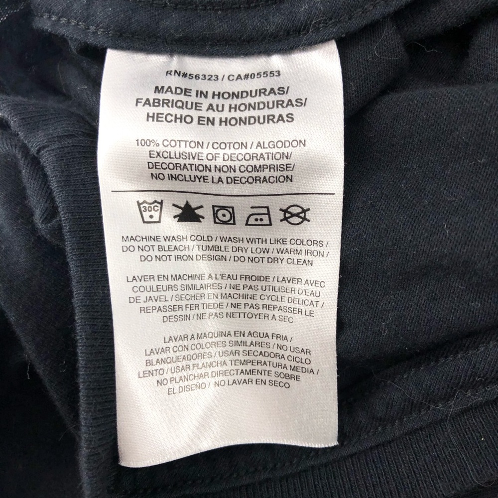 Jordan Lucky No. 7 Black Short Sleeve Tee, Size XXL - Picture 5 of 5